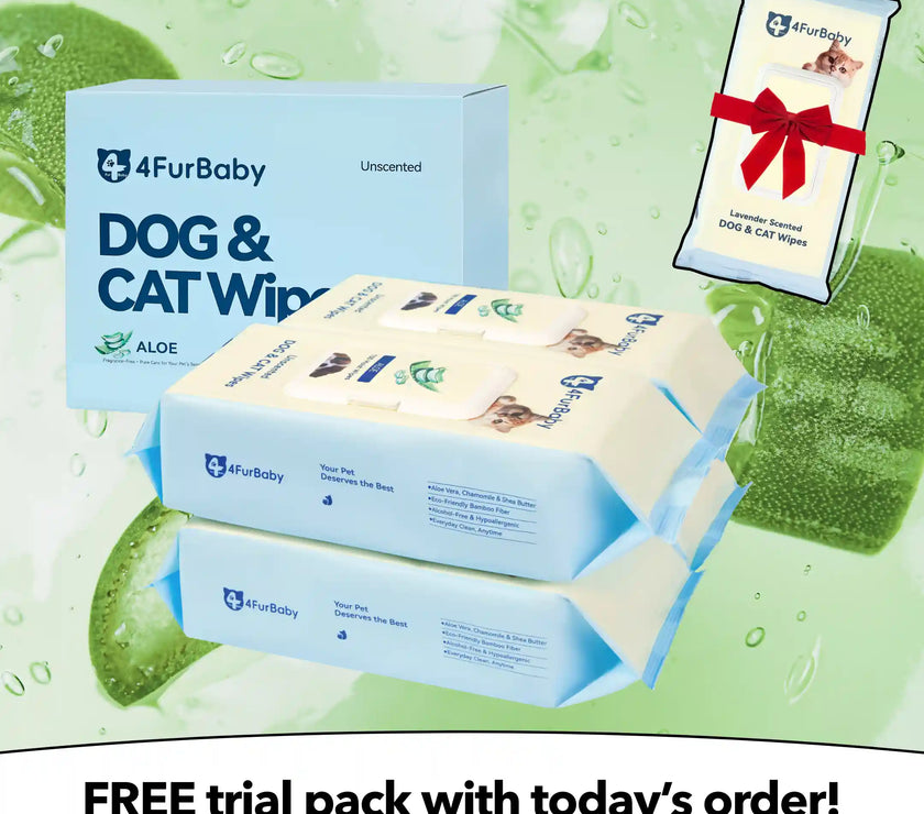 4FurBaby dog and cat wipes
