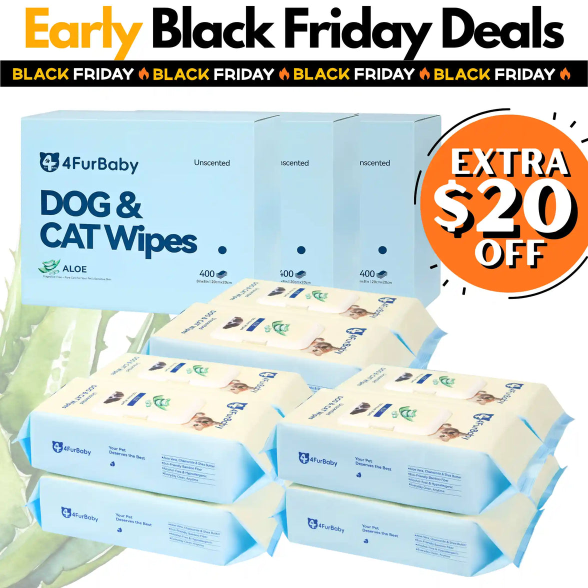 4furbaby_pet_wipes_early_black_friday_deals
