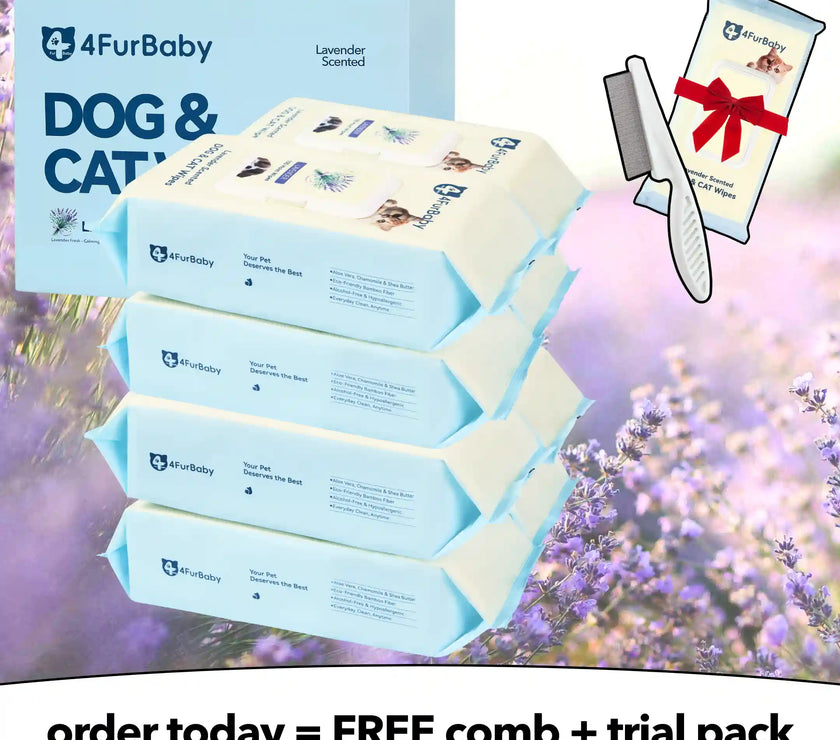 4FurBaby dog and cat wipes