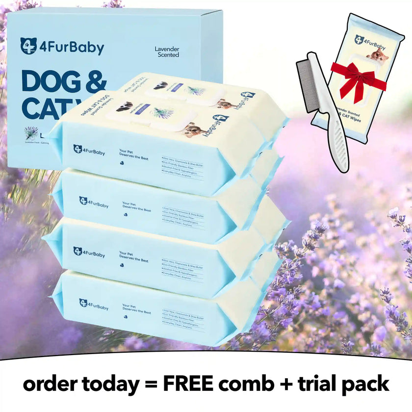 4FurBaby dog and cat wipes