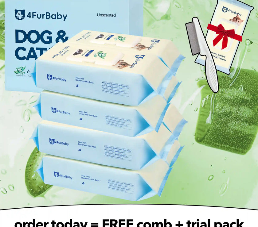 4FurBaby dog and cat wipes