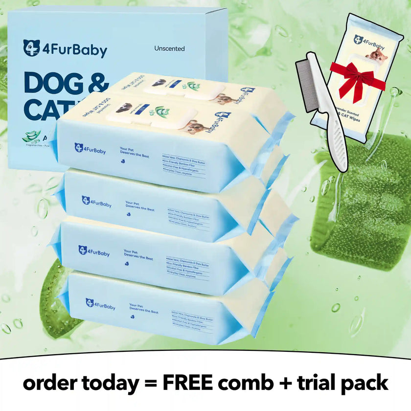 4FurBaby dog and cat wipes