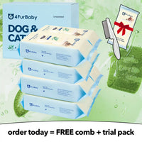 4FurBaby dog and cat wipes